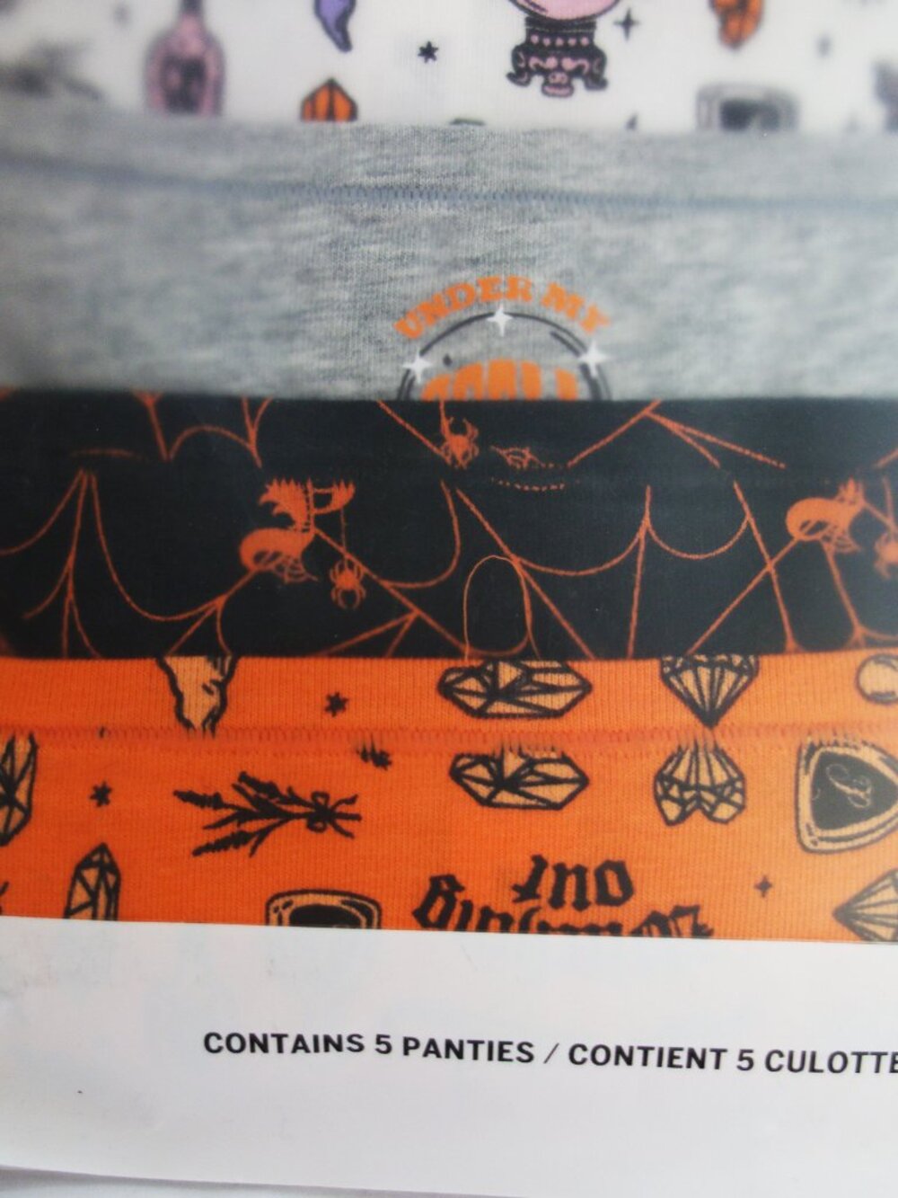 Victoria's Secret PINK 5-Pack Cotton Cheeky Panties Halloween (M) NWT! - Picture 8 of 10